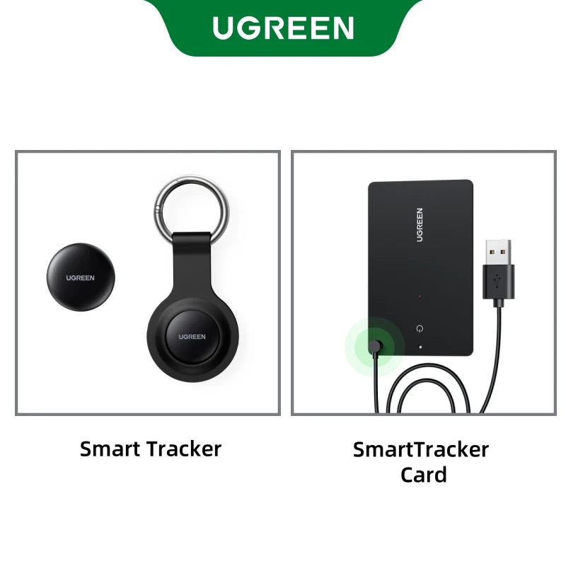 UGREEN Security SmartTrack Card Works with Apple Find My Wallet Bluetooth Tracker Phone Finder Water Resistant (iOS Only)