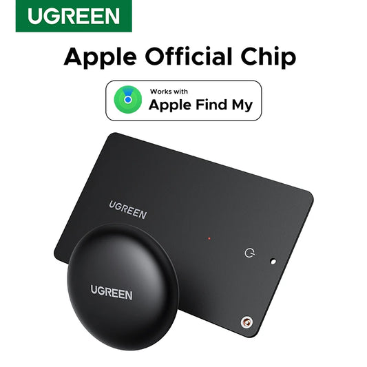 UGREEN Security SmartTrack Card Works with Apple Find My Wallet Bluetooth Tracker Phone Finder Water Resistant (iOS Only)