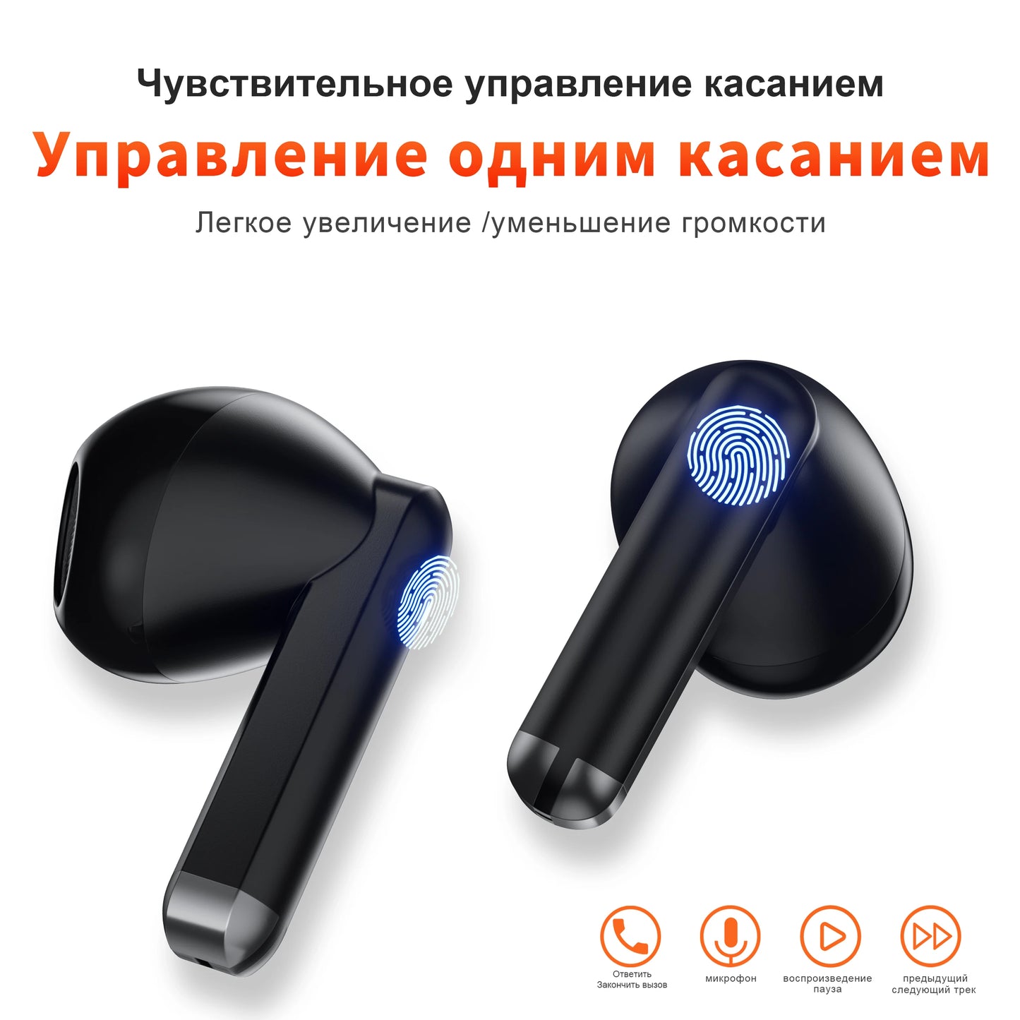 Wireless Headphones,QERE E28,NEW TWS Bluetooth 5.3,HD Microphone,HIFI Earphones,13mm Driver,60ms Low Latency,4 Mics+ENC Call